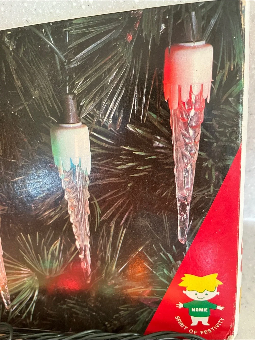 Vtg NOMA 20 Indoor ICICLE Lites MCM Christmas Made In Korea Tested Working